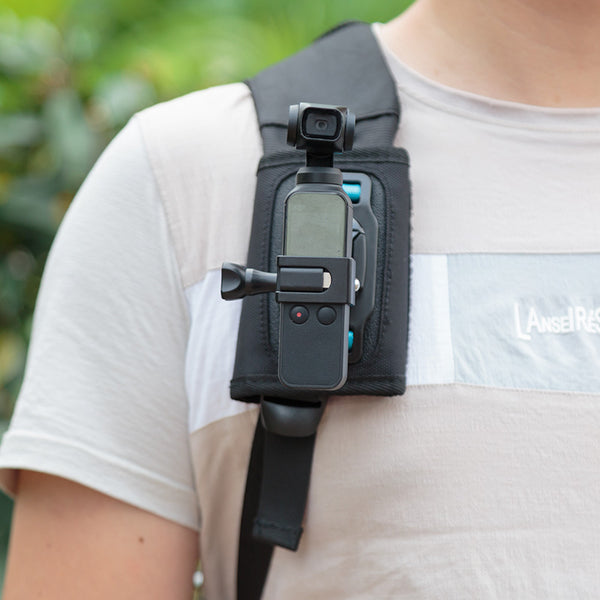 Backpack Bracket Clip Backpack Holder Adapter Set, Compatible with DJI Osmo Pocket