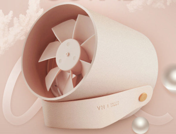 Whisper-quiet USB Powered Portable Fan - Touch to Enjoy Soft Breeze