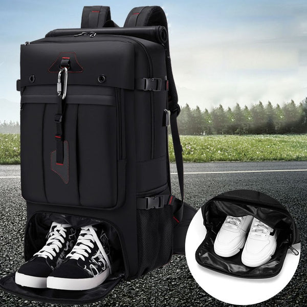 50L Versatile Waterproof Backpack, with Large Capacity, Excellent Organizer Compartments & USB Port, for Travel, School & Outdoors