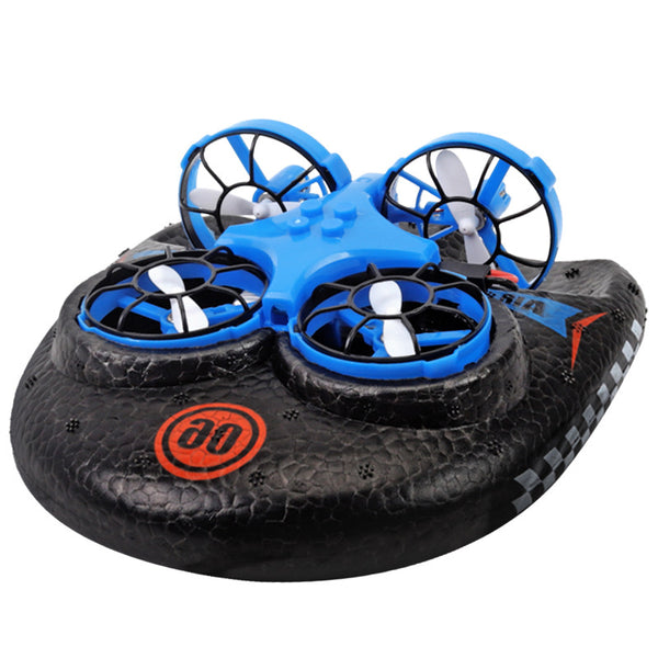 Water, Land & Air 3-in-1 Deformation Drone Hovercraft, Rechargeable, Adjustable Speed, Tumbling, The Best Christmas Gift for Children