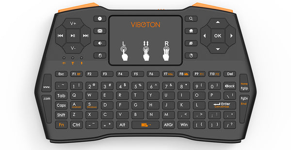 Upgraded Version Pocketable 2.4G Wireless Keyboard With Touchpad