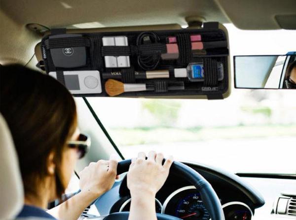 Clean up the Front and Back Seat with Ultra Visor Organizer