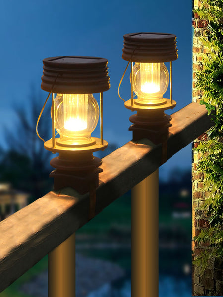 Light The Yard, No Electric No Wires -- Solar Lantern