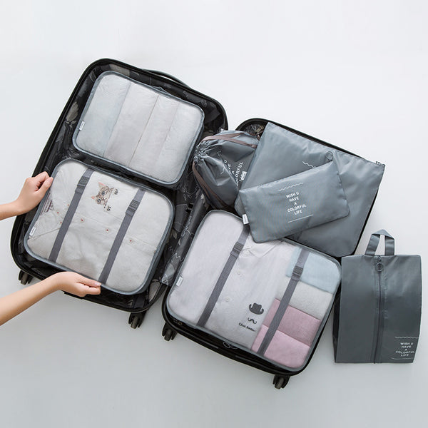Pack Better with the Ultimate 7-piece Travel Organizer Set