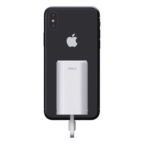 Mini 9000mAh Power Bank, with Built-in Lightning Cable, for Handbags & Travel