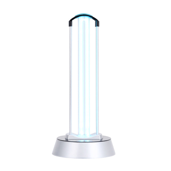 Intelligent Induction UV Sterilization Lamp, Mite Removal and Disinfection Lamp, with UV + Ozone Dual Disinfection, Wireless Remote Control, Safe Delay Start and Automatic Human Body Recognition, for Home, Office, Kindergarten and More