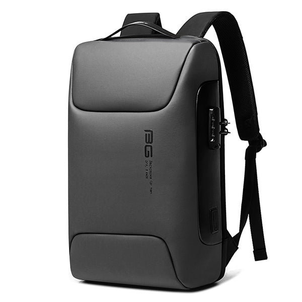 Large Capacity Waterproof Backpack, with 15.6'' Laptop Storage, Anti-theft Lock, USB Charging Port and Breathable Fabric, for Work, Travel and More