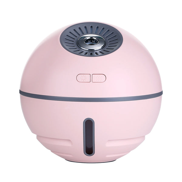 Rechargeable Mini Desk Humidifier With LED, Fan & Night Light, Also Your Power Bank