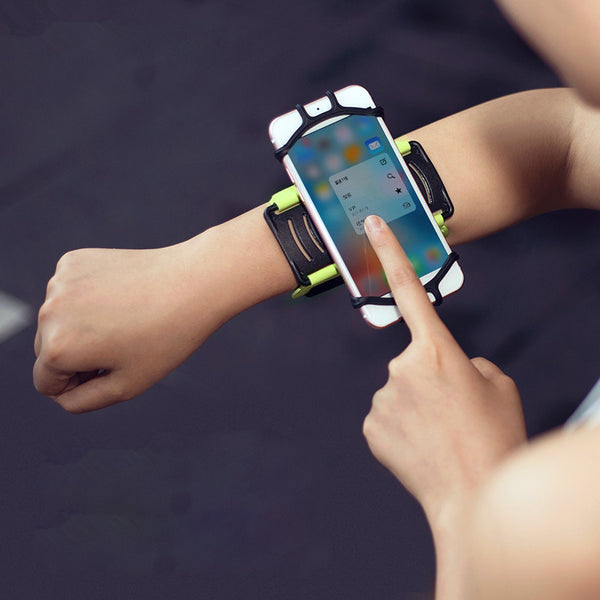 A Simple and Rotatable Workout Wristband - Just Rely on Your Phone for Fitness