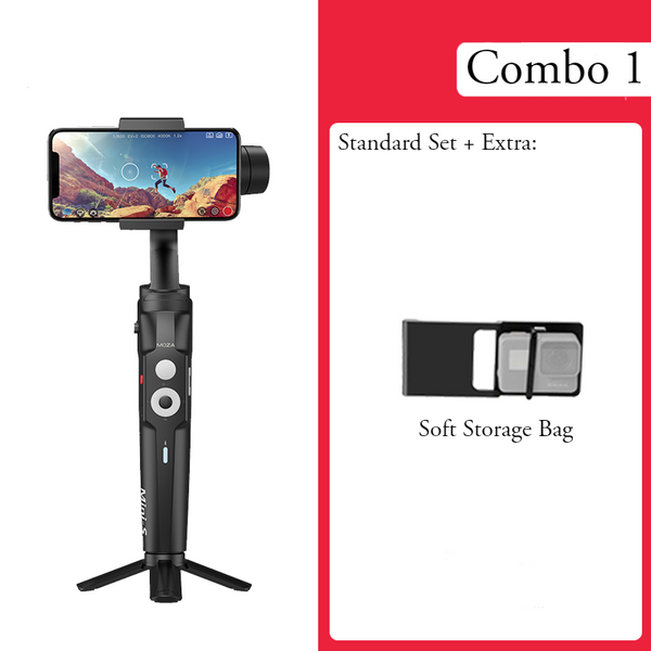 Mini Anti-shake Selfie Stick with Folding Storage, Three-axis Stabilization System, Object Tracking, Time-lapse Photography, Suitable for Professional or Daily Photography