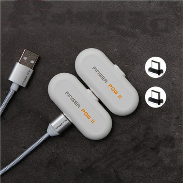 Portable & Lightweight Magnetic 1100mAh Power Bank, with Magnetic USB Cable and 2 Connectors