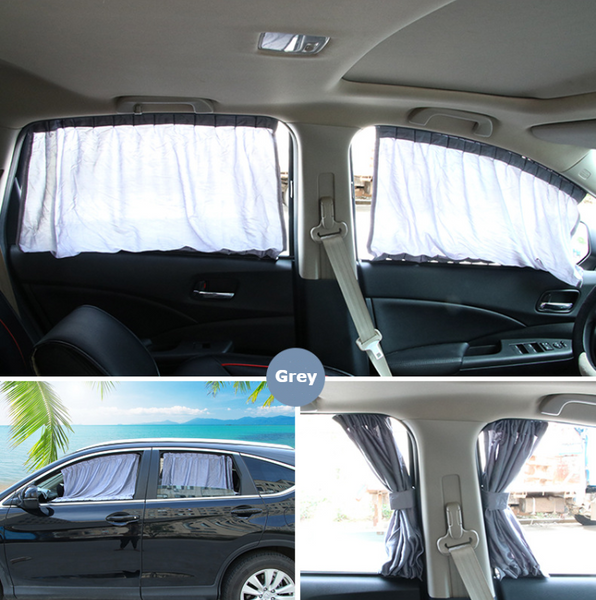 Universal Adjustable Car Window Curtain With Orbits: Install Once, Enjoy Lifetime