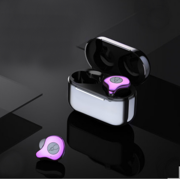 Bluetooth5.0 TWS True Wireless Mini In-Ear Headphones with Ultra Long Standby, Bilateral Stereo, Active Noise Reduction, IPX5 Waterproof, Low Latency, for Learning, Sports, Listening to Music, Calling