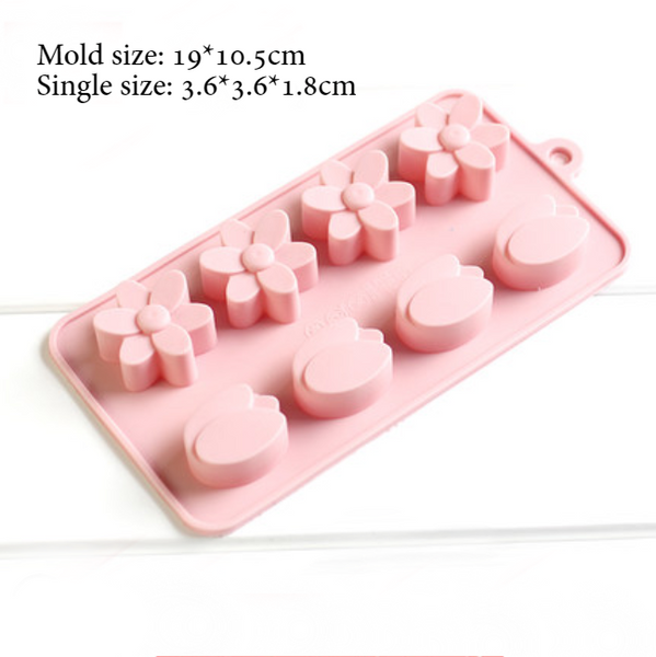 3D Cute Animal Shape Silicone Mold, Available in Rabbit, Car, Dog and Duck, for Cake, Pudding, Ice Cream and More