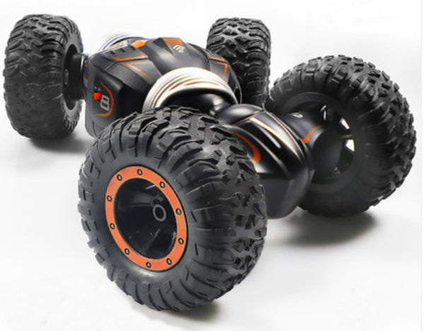 Rechargeable 4WD Stunt Off-road Remote Control Car with Lithium Battery, Rubber Vacuum Tires, Suitable for Driving on Various Bumpy Roads, for Adults and Children