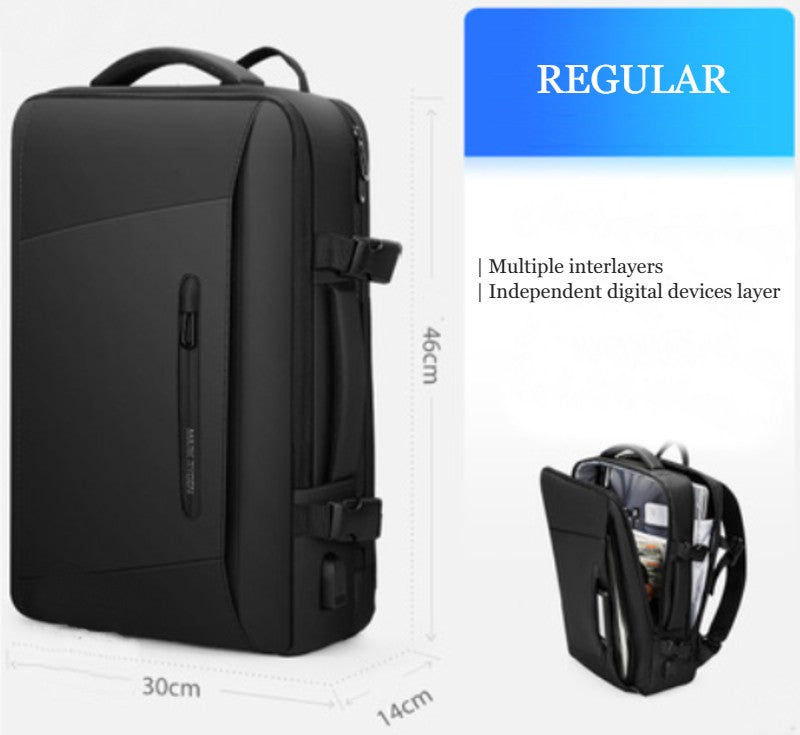 Split Case Backpack Waterproof Backpack with Multiple Compartments, Independent Digital La ...