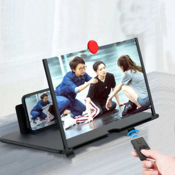 12" Foldable Smart Phone Screen Amplifier Projector, with Anti Blue Light, Large Screen, Suitable for Watching Movie Videos on All Smartphones