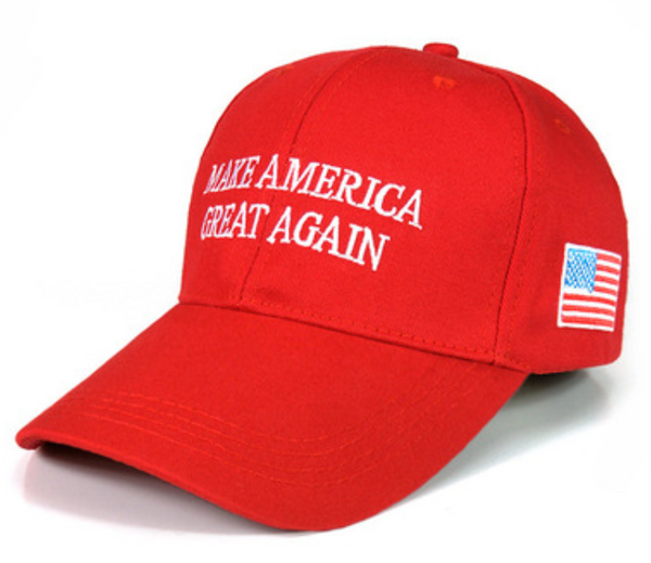 Make America Great Again Embroidered Hats with Adjustable Strap and 100% Cotton