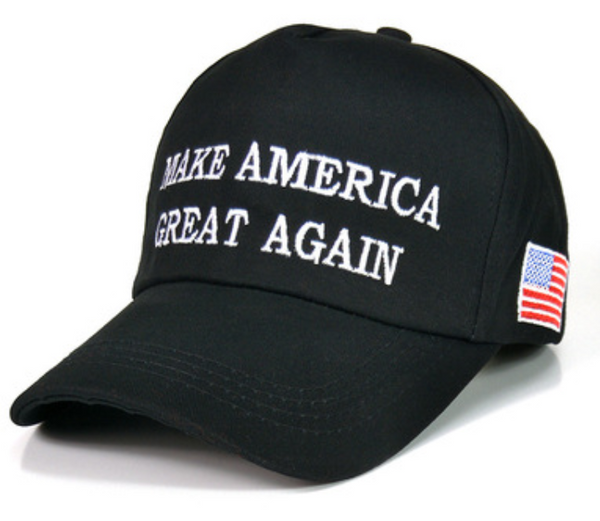 Make America Great Again Embroidered Hats with Adjustable Strap and 100% Cotton