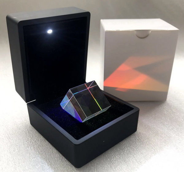 6-Sided Color-collecting Prism Light Cube, with Light Box, Home Decoration and Best Gift for Birthday, Holidays & Anniversary