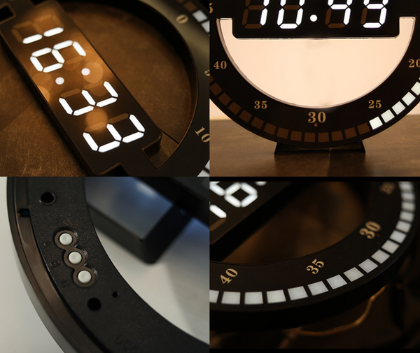 The Simplest and Coolest LED Wall Clock, for Home, Office & More ...