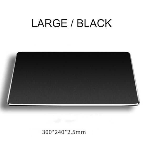 Waterproof Aluminum Mouse Pad, with Ultra-Thin & Double Side Design, for Gaming & Office