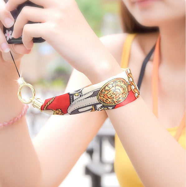 Always Operate That Big Screen Single-handed with Silk Wrap Bracelet