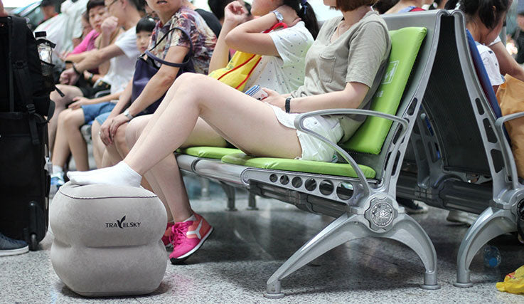 Super Easy Inflatable Foot Stool - Your Legs Will Be Saved – GizModern