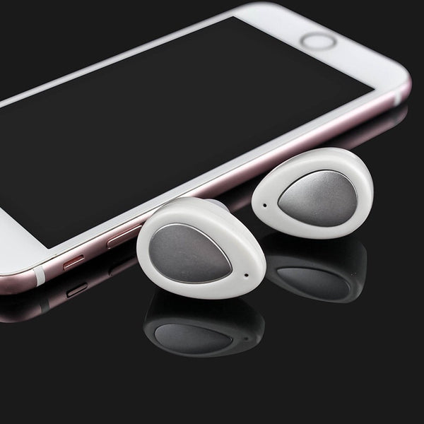 The Real Dual Channel Stereo In-Ear Wireless Earbuds with Charging Case