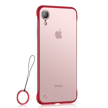 Transparent Frameless Matte Phone Case with Ring and Ultra Slim Design, for iPhone 11/11pro/11pro Max/X/XS/XS Max/XR