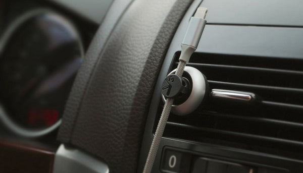 2-in-1 Cable Management Holder & Air Freshener for Your Car