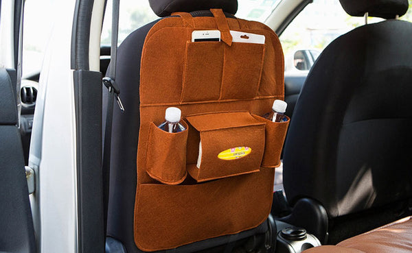 Go Much Smoother With This All-In-One Car Backseat Organizer
