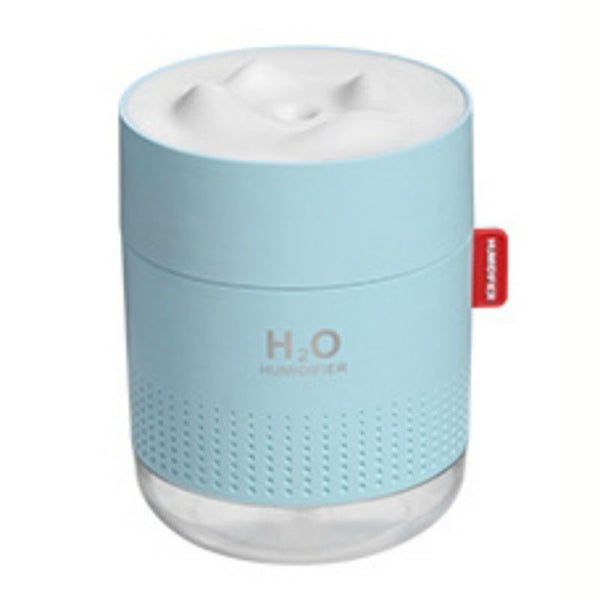USB Ultrasonic Silent Humidifier, with Delicate Spray, Two Light Modes, 500ml Water Tank and Anti Dry Burning Protection, for Sleeping, Working, Studying and More