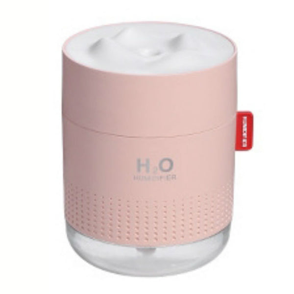 USB Ultrasonic Silent Humidifier, with Delicate Spray, Two Light Modes, 500ml Water Tank and Anti Dry Burning Protection, for Sleeping, Working, Studying and More