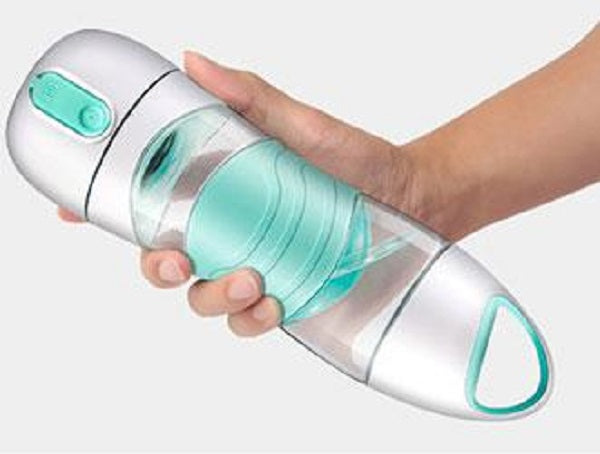 All-In-One Rechargeable Bottle With Reminder, Mist Spray And LED Light