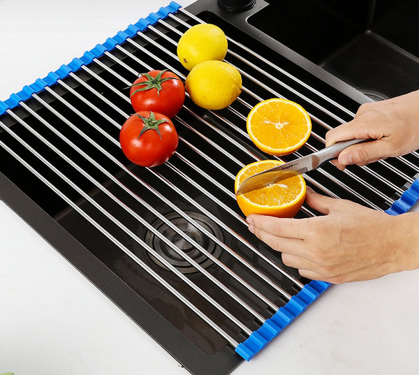 Stainless Steel Foldable & Detachable Drain Rack, Your Kitchen Helper