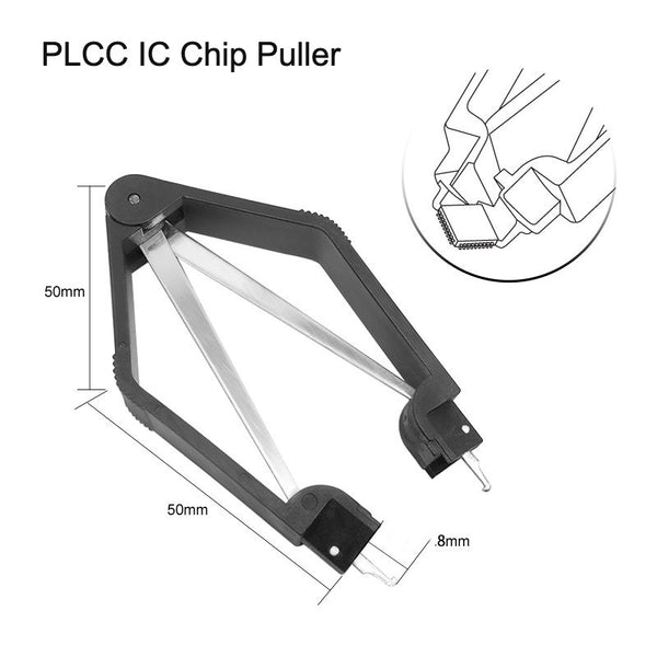 4 Pieces IC Chip Remover Tool Kit, for PLCC, IC Chips