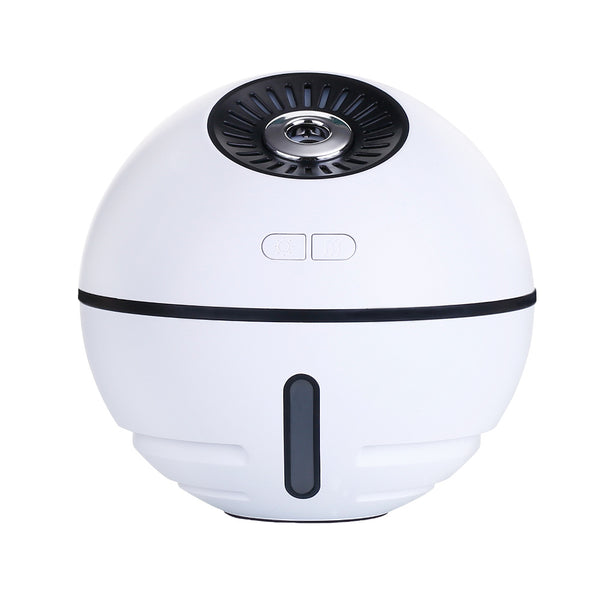 Rechargeable Mini Desk Humidifier With LED, Fan & Night Light, Also Your Power Bank