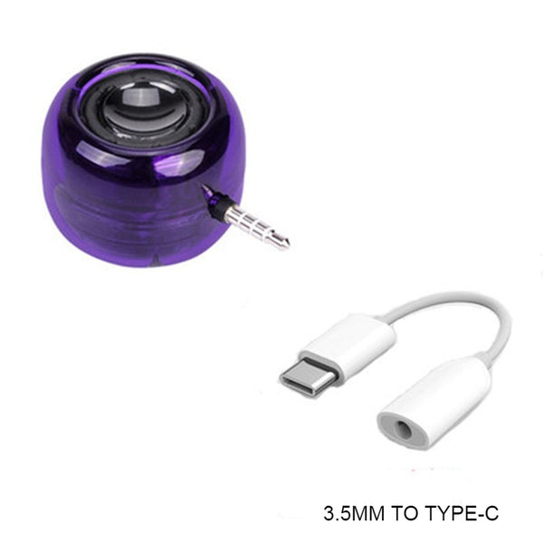 Portable Rechargeable Mini Phone Speaker, with Plug and Play & Clear Bass, for Phone, Tablet & Computer