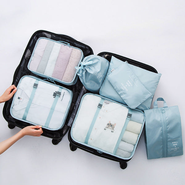 Pack Better with the Ultimate 7-piece Travel Organizer Set