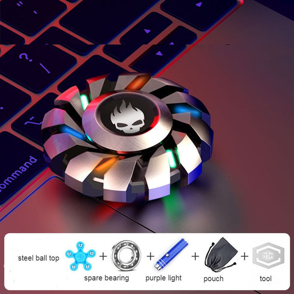 Luminous Metal Gyroscope, Creative Gift for Kids Adults