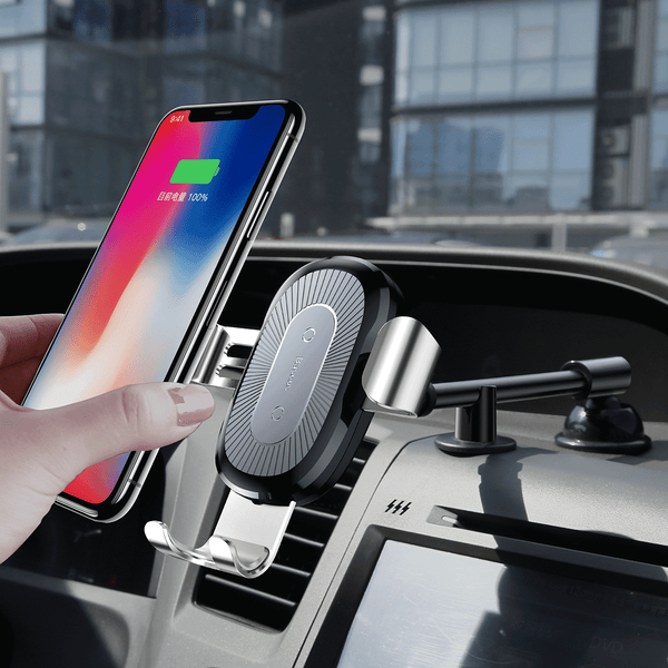 All-in-one Wireless Charger Car Mount with Longer Arm - Closer, Clearer