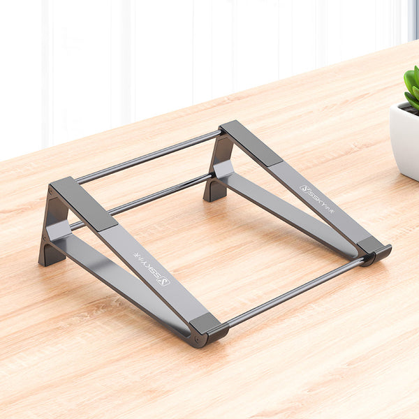 Aluminum Ergonomic Laptop Stand, with Detachable & Easy-to-Assemble Design, for Home & Office
