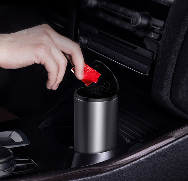 Car Mini Trash Can With Trash Bags For Car, Office & Home
