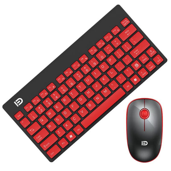 2.4GHz Ultrathin Portable Wireless Keyboard and Mouse Combo With Multimedia Shortcuts, Long Battery Life & Ergonomic Design