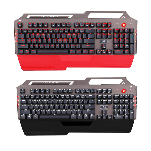 Waterproof Mechanical Keyboard with Dynamic Red Underglow - Play and Wash as Normal