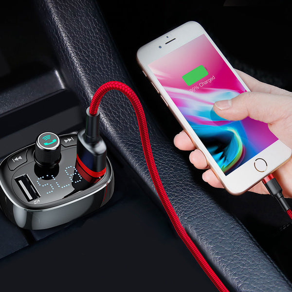 Eliminate Clutter in Car with Bluetooth Speaker & Dual USB Charger
