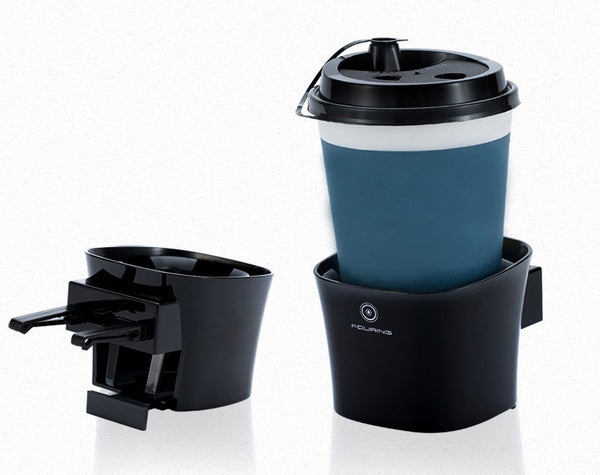 Solar-powered Smokeless Car Ashtray & Cup Holder - Perfect Addition to Your Car