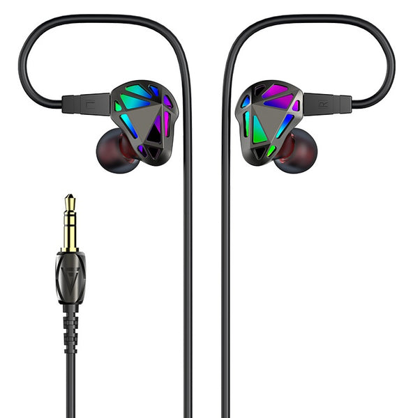 Coolest Mix-Driver HIFI Earphones with Dynamic and Balanced Armature Drivers