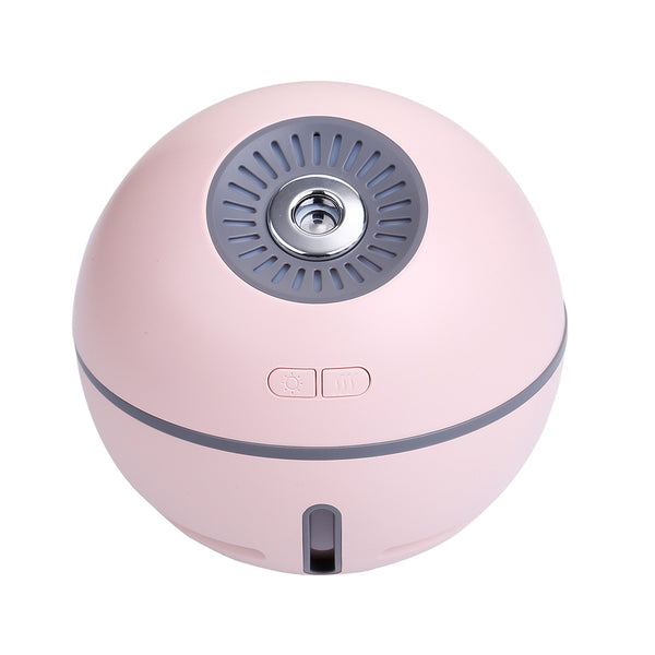 Rechargeable Mini Desk Humidifier With LED, Fan & Night Light, Also Your Power Bank